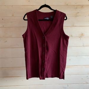 Weekend Edition | Plum Coloured Sweater Vest
